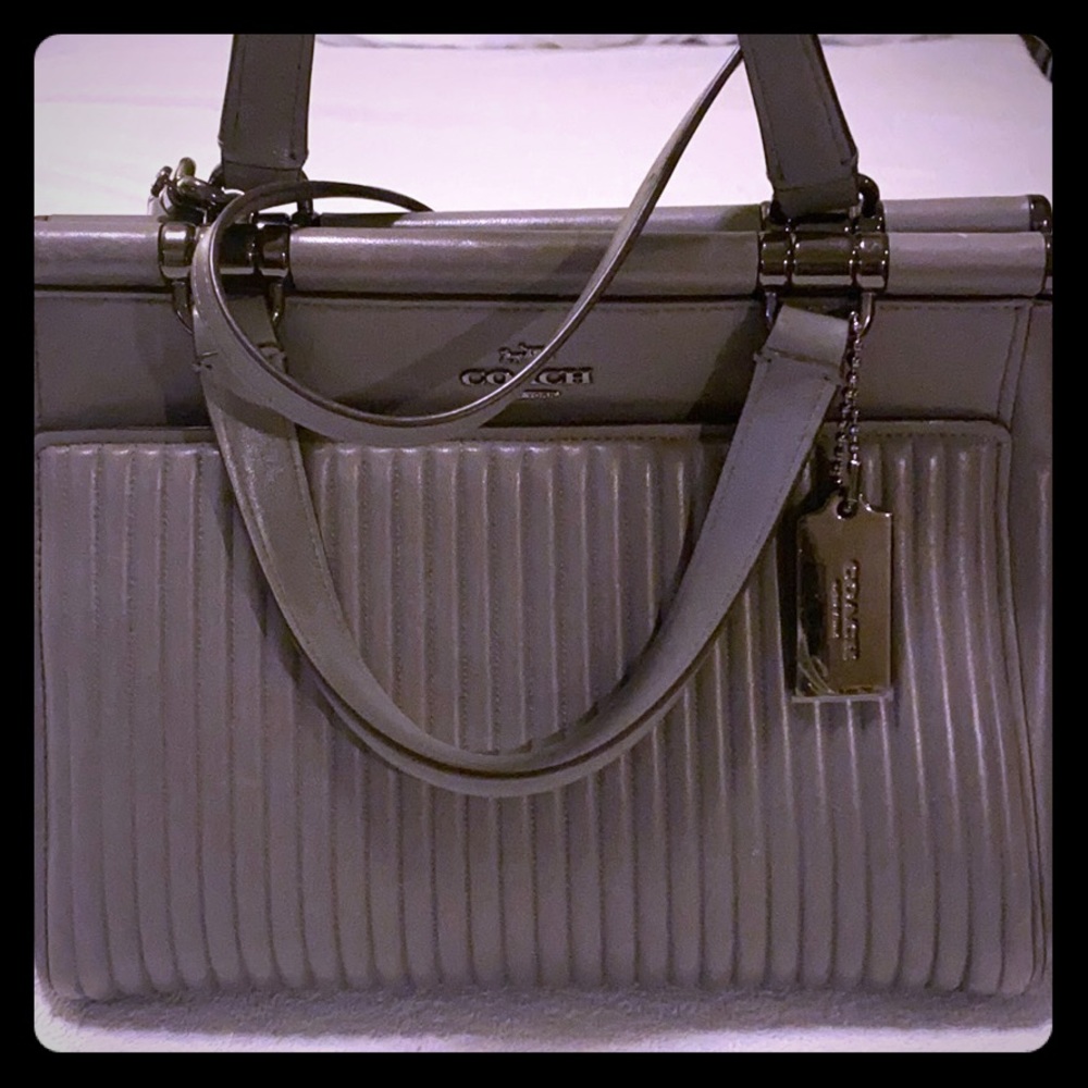 Coach quilted Grace